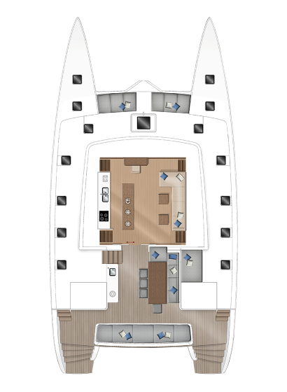 Santorini Sailing Yacht Rentals | Lagoon 620 – Santorini